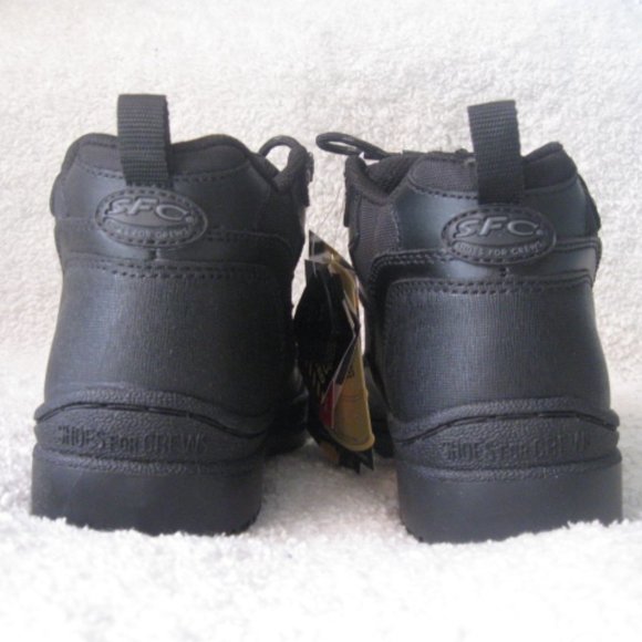 SFC Pro Professional Grade Black Steel Toe Workboots - Picture 4 of 12